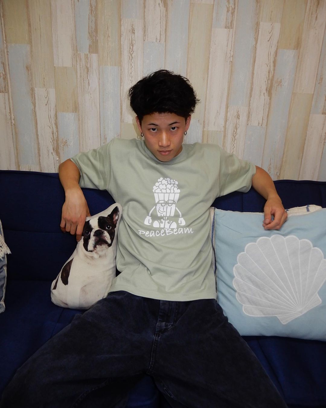 PeaceBeam Tee / Sage green