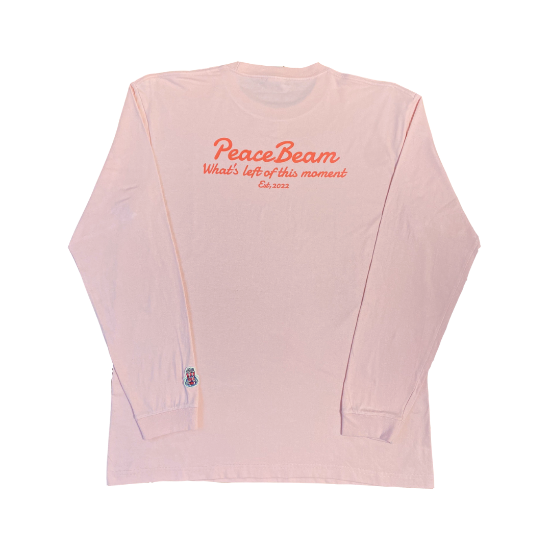 PeaceBeam moment LS Tee/ Off pink