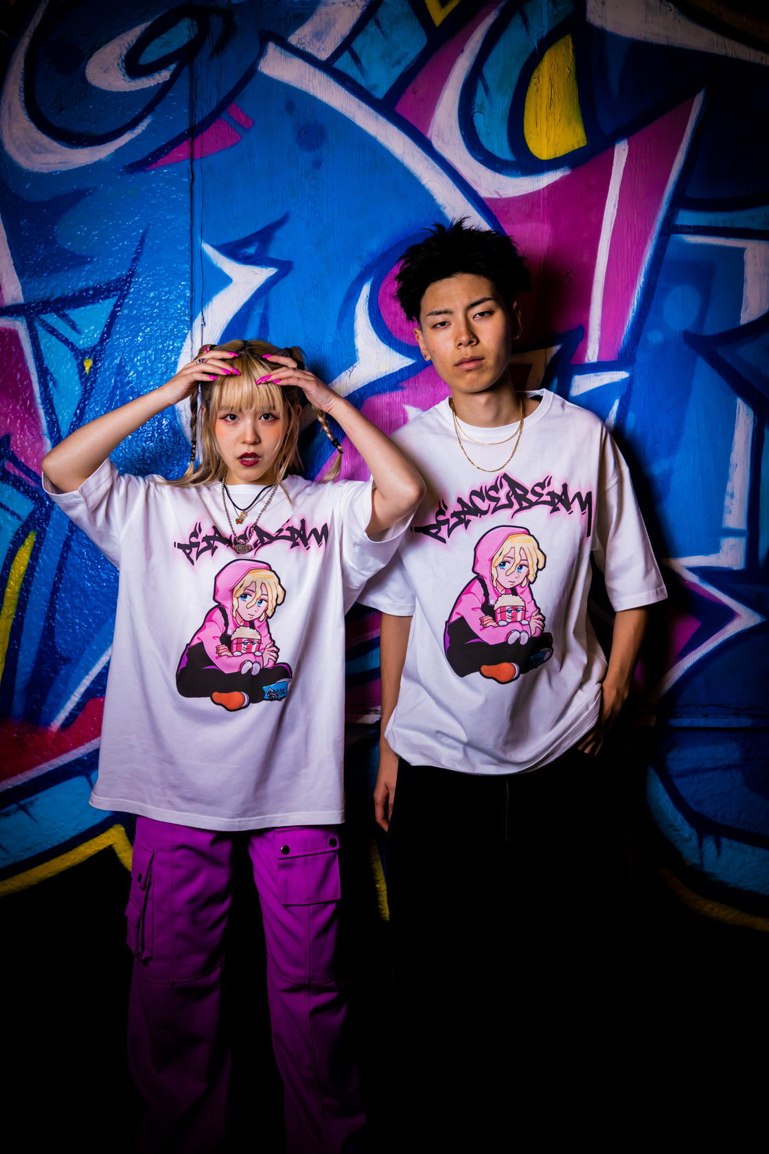 PeaceBeam Star Boy Tee/white,black,purple