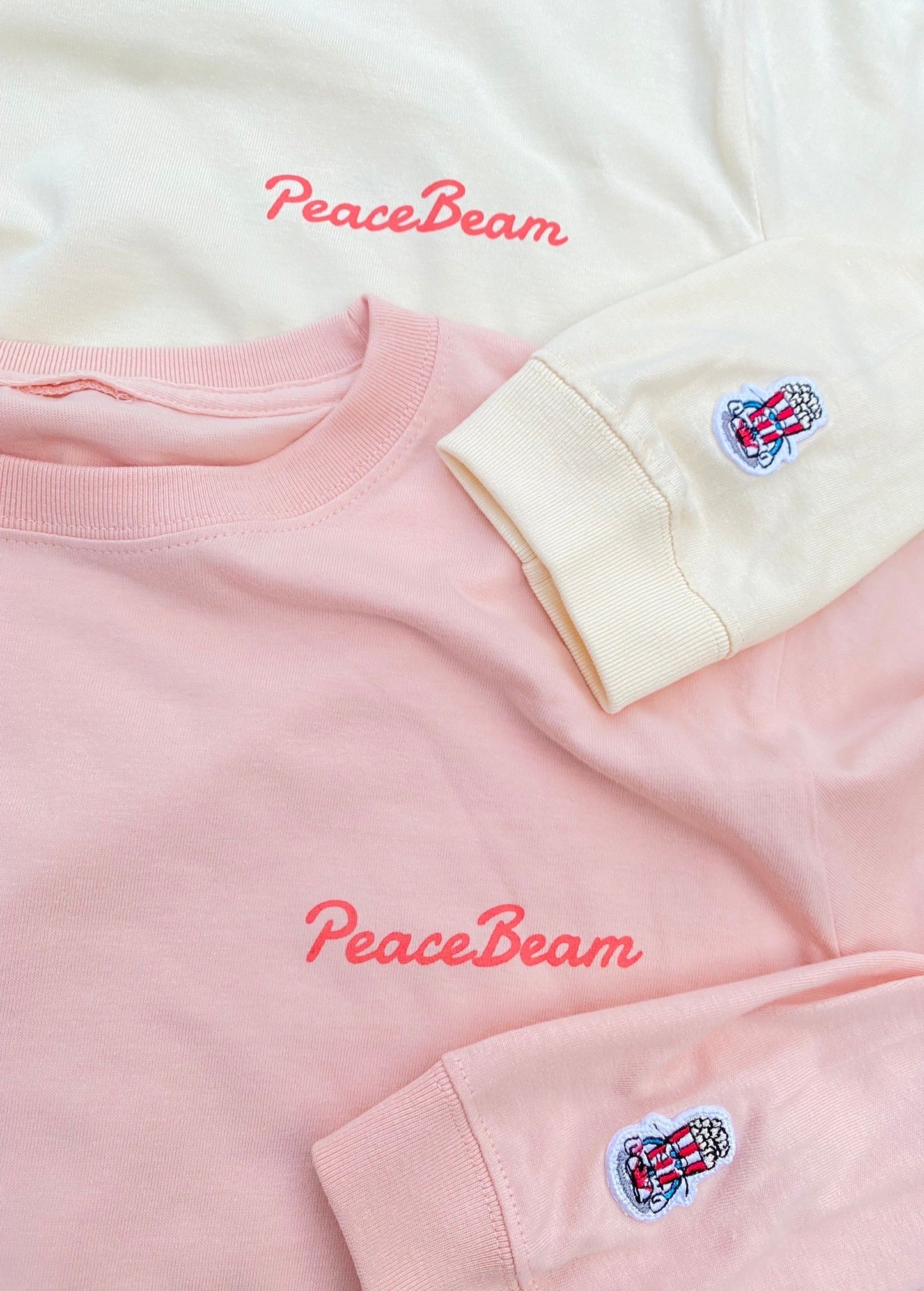 PeaceBeam moment LS Tee/ Sand beige