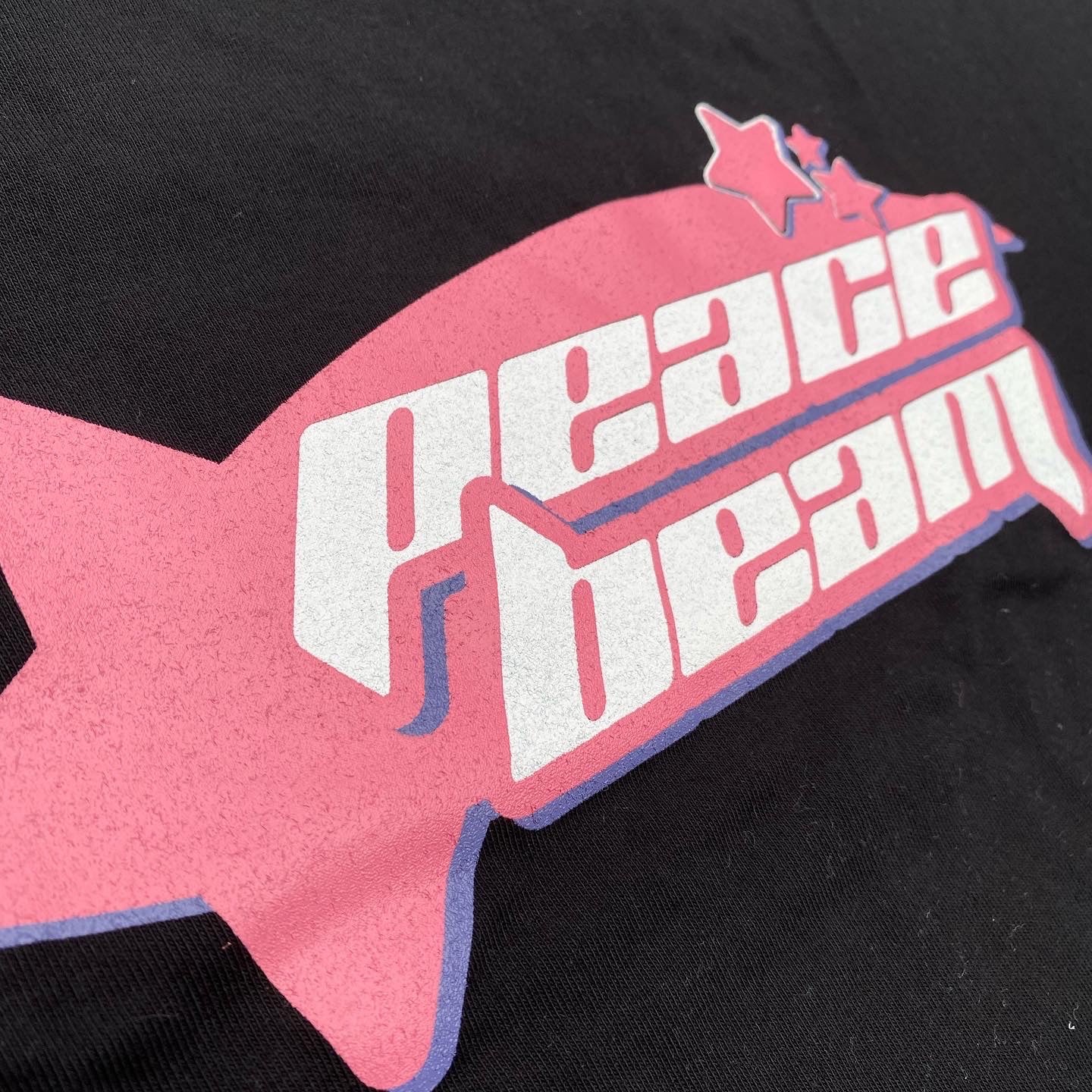 PeaceBeam Star Tee/white,black